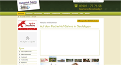 Desktop Screenshot of fischerhof-gahrns.de